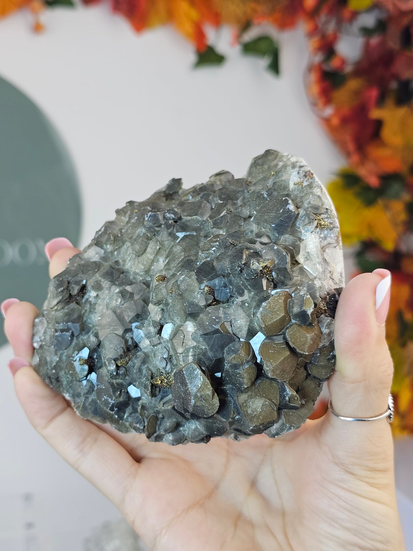 Smokey Koi Calcite with Pyrite from Hubei, China - MAS2866