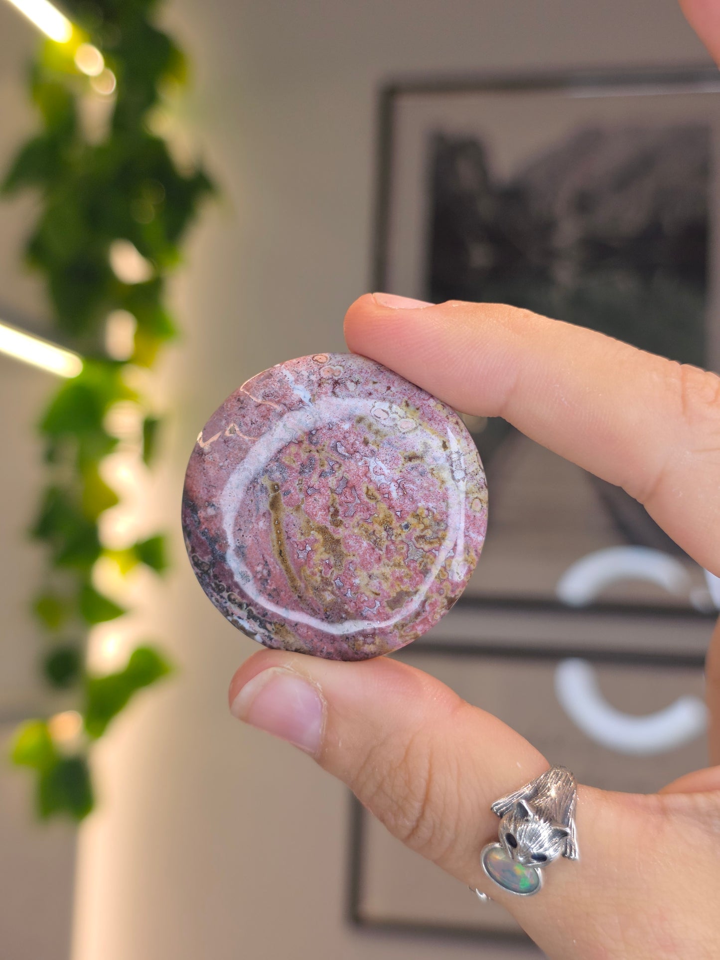 Madagascan Sea Jasper Buttons