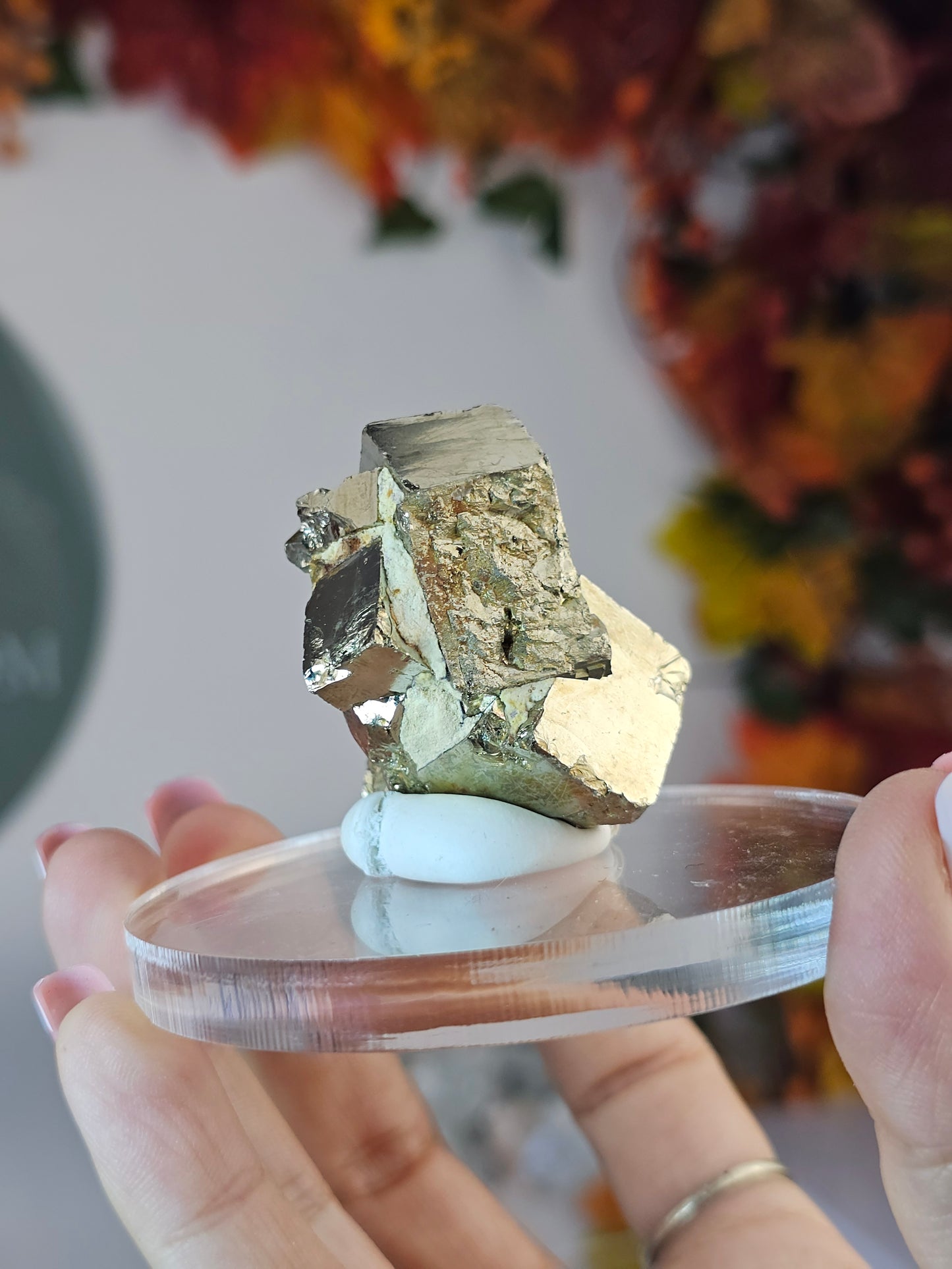 Cubic Pyrite C from the Shang Bao Mine, China - MAS1466