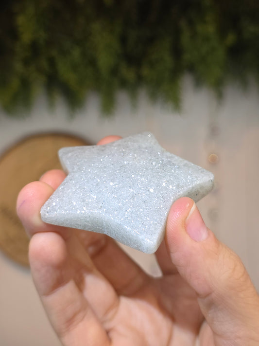 Silver Aventurine Star
