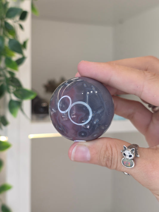Swazi Agate Sphere from Mozambique - K