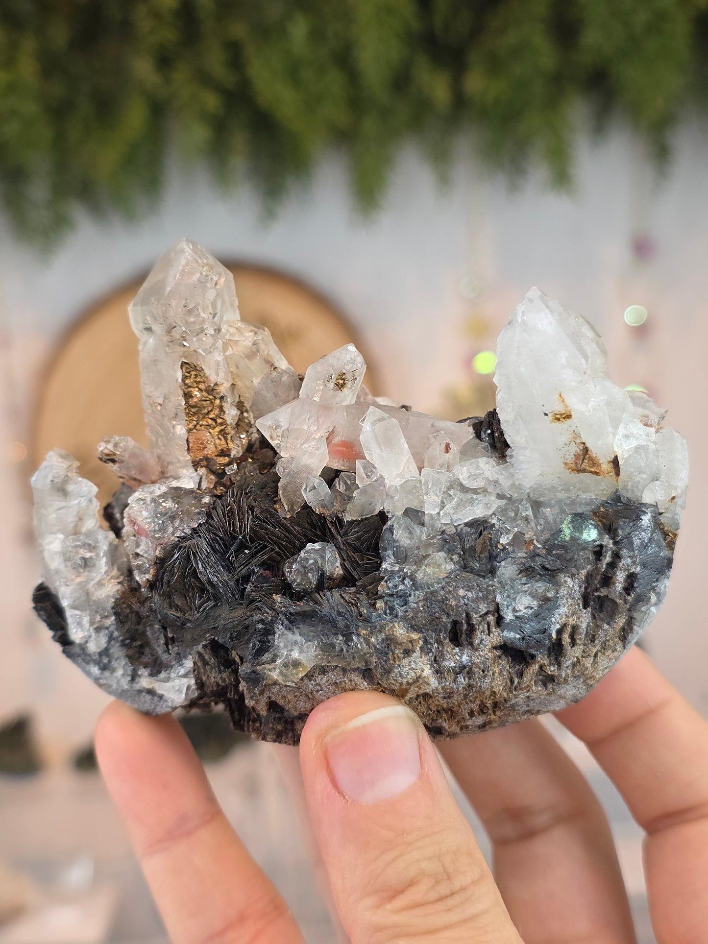 Quartz with Specularite from Guangdong, China