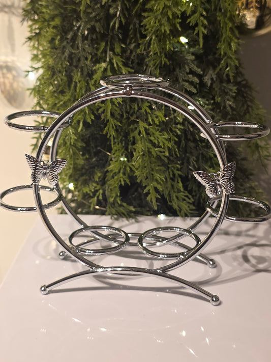 Silver 7 Sphere Holder Stand - MAS6050