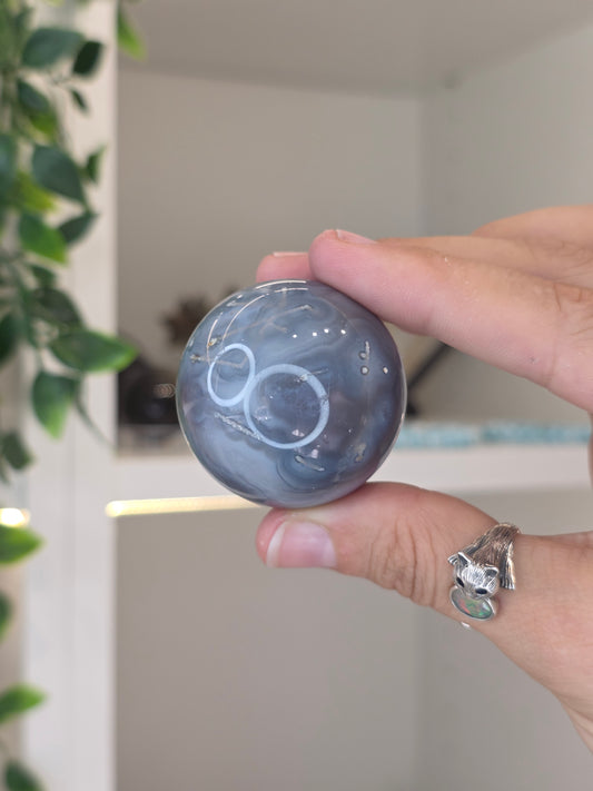 Swazi Agate Sphere from Mozambique - F30