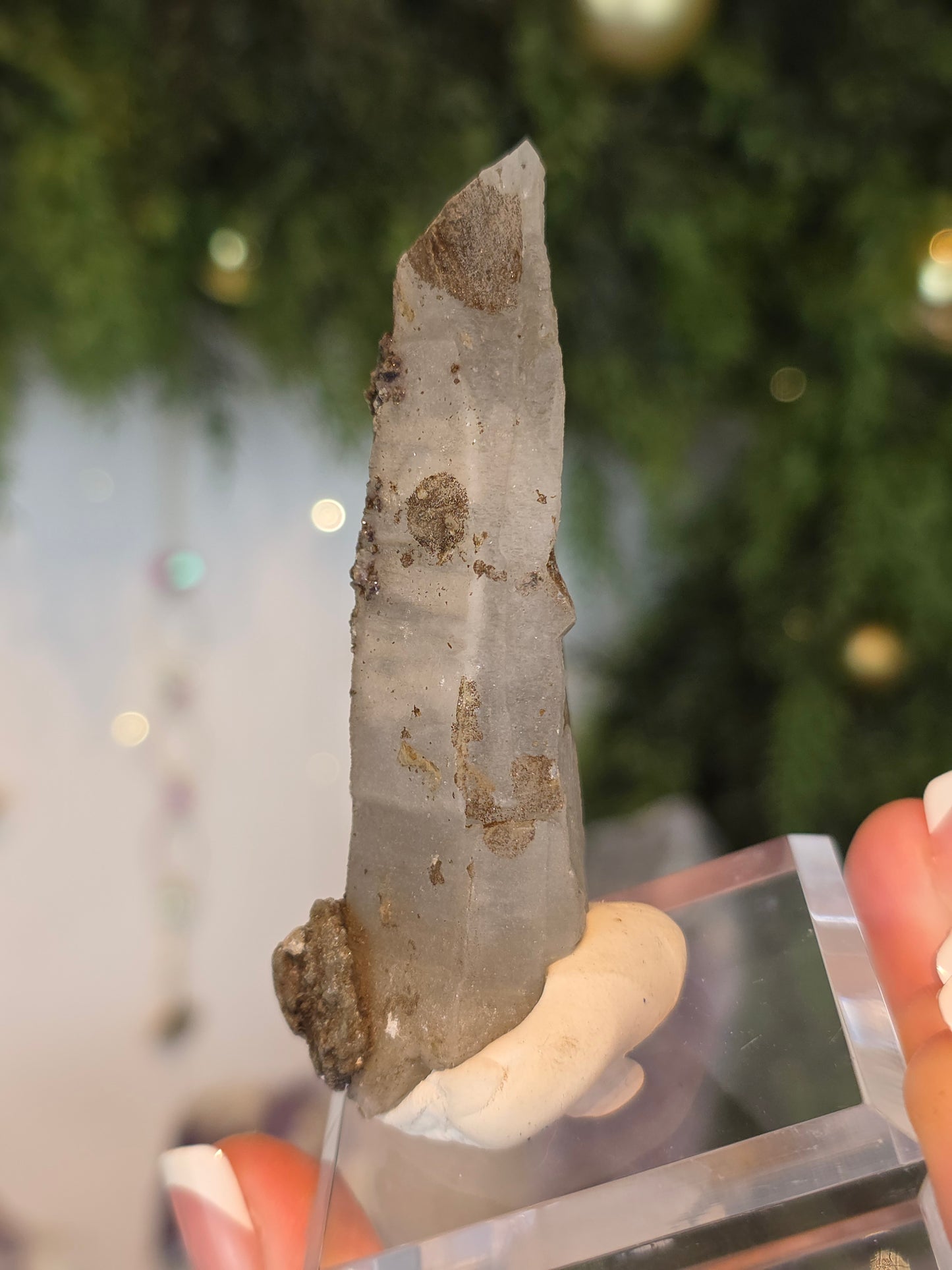 Candle Quartz with Pyrite from Inner Mongolia - MAS6066